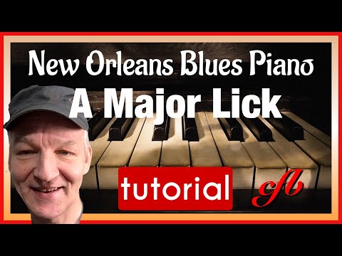 Why the Sixths Lick is so important in Blues Piano.