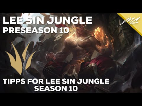 LEAGUE OF LEGENDS LEE SIN JUNGLE | PRESEASON 10 | TIPPS FOR LEE SIN JUNGLE!! | 17