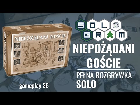 Niepożądani goście | pełna rozgrywka solo | aplikacja | zasady gry | gameplay 36