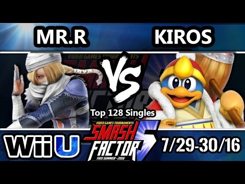 SF5 Smash 4 - Mr. R (Sheik) Vs. DI | Kiros (DeDeDe) SSB4 Top 128 - Smash Wii U