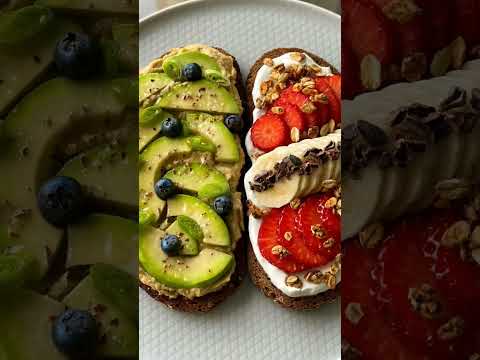 Healthy Toast Subscribe for more videos #youtubeshorts #foodmedia #yummy #tasty #quick #breakfast