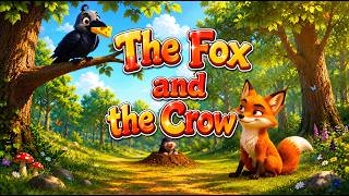 The Fox and the Crow 🦊🐦 | Beginner English Story | Easy Read-Along for Children (A1–A2)