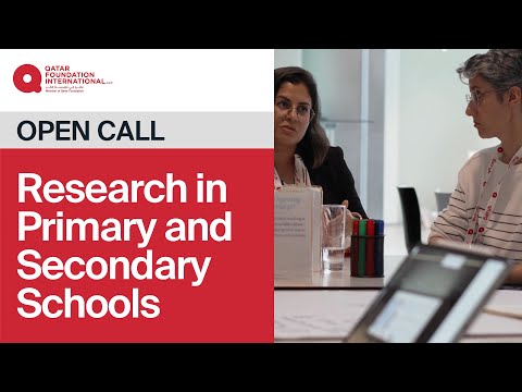 Open Call for Proposals: Research in Primary and Secondary Schools