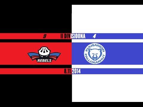RoKi Rebels vs PaKa 8.11.2014 II DIVISIOONA