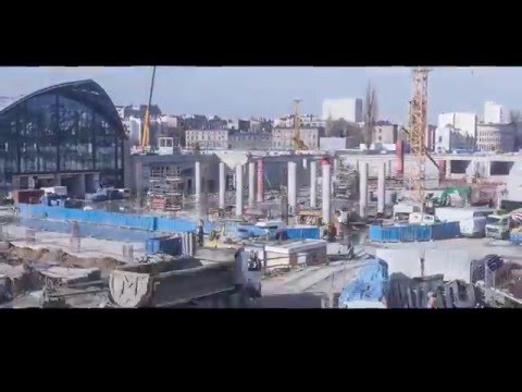 Tak budowano węzeł drogowy przy Dworcu Łódź Fabryczna