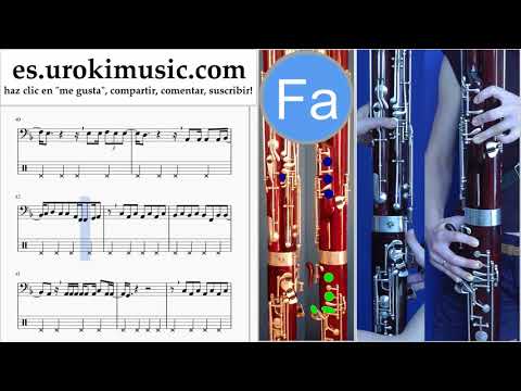 Tutorial de Fagot Carlos Vives, Sebastian Yatra - Robarte un Beso Clases Notas Parte#2 um-i927