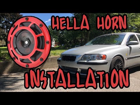 Volvo V70R Hella Horn Installation