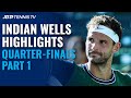 Dimitrov Faces Hurkacz; Schwartzman and Norrie Battle | Indian Wells 2021 Quarter-Final Highlights