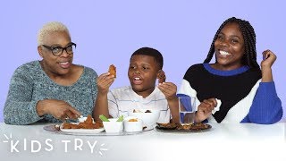 Mom vs. Grandma Cooking Challenge | Kids Try | HiHo Kids video