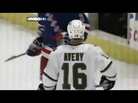 Sean Avery vs NY Rangers | 2008/09 [HD]