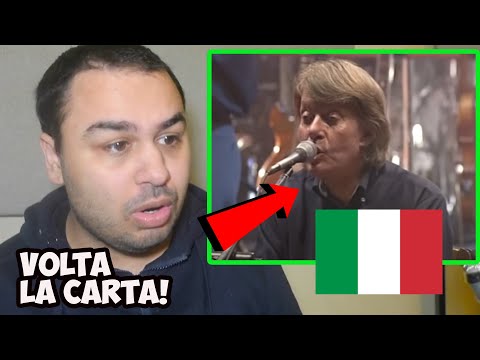 FIRST TIME HEARING Fabrizio De André - Volta la carta (Live) REACTION