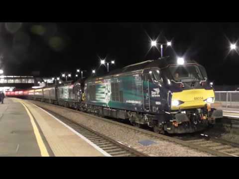 68034 & 88003 depart banbury working 1Z61 penzance to tame bridge parkway 13/04/19