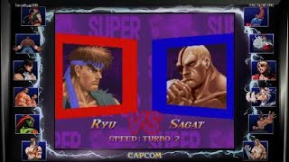 Street Fighter 30th Anniversary Collection Gameplay _ Super Turbo
