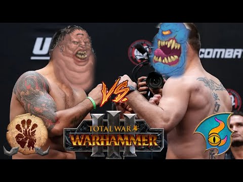 THESE FACTIONS DESERVE EACHOTHER | Ogre Kingdoms vs Tzeentch - Total War Warhammer 3