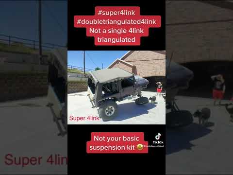 The true long arm suspension and true 4 link suspension kit for all JEEPS 🤩
