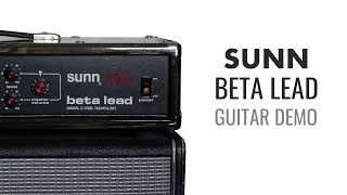 Video thumbnail for 1980s Sunn Beta Lead Amp [Rock + Stoner/Doom Sound Demo] by Caleb Andresen