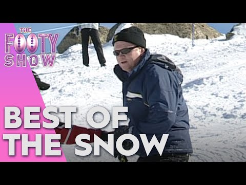 The boys take on the slopes | Best of The Footy Show
