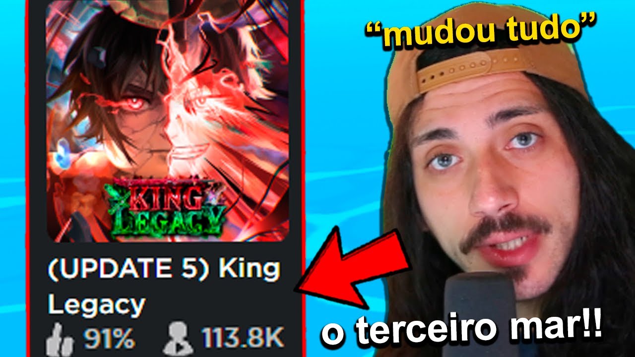 Miniatura del vídeo SAIU a MEGA ATUALIZAÇÃO do KING LEGACY!! O TERCEIRO MAR, NOVAS FRUTAS LENDÁRIAS e MUITAS MUDANÇAS!! por Xou