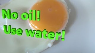 如何用水煎蛋 How to Fry Egg with WATER