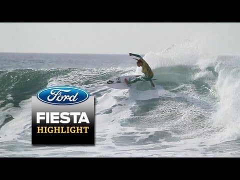2012 Rip Curl Women's Pro Round 1 - Heat 3 highlights presented by Ford Fiesta