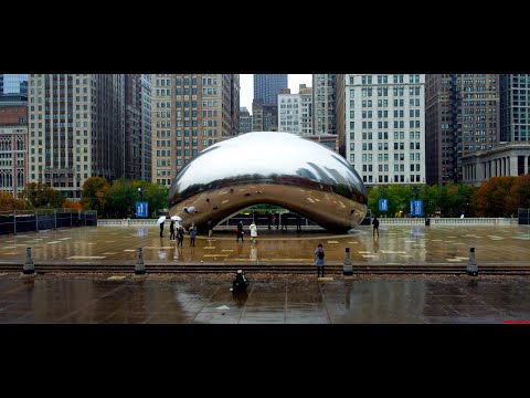 SHOTBYDAREPIC25 - RAINY SUNDAY MORNING (THE BEAN) - DJI MAVIC MINI 2 - (CHI-TOWN VISUALS) 4K #DRONE