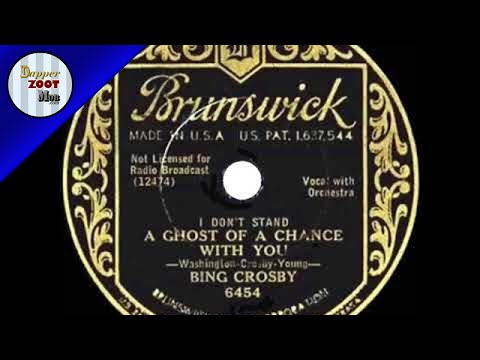 1933 HITS ARCHIVE  I Don’t Stand A Ghost Of A Chance With You   Bing Crosby