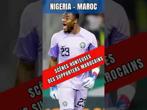 🛑 Nigéria-Maroc ! Scènes honteuses des supporters Marocains à l'égards de MWABALI ‼️#can