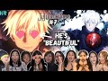 [Girls React] GOJO'S DOMAIN EXPANSION!!😍 Jujutsu Kaisen Episode 7 Reaction Mashup | 呪術廻戦の反応