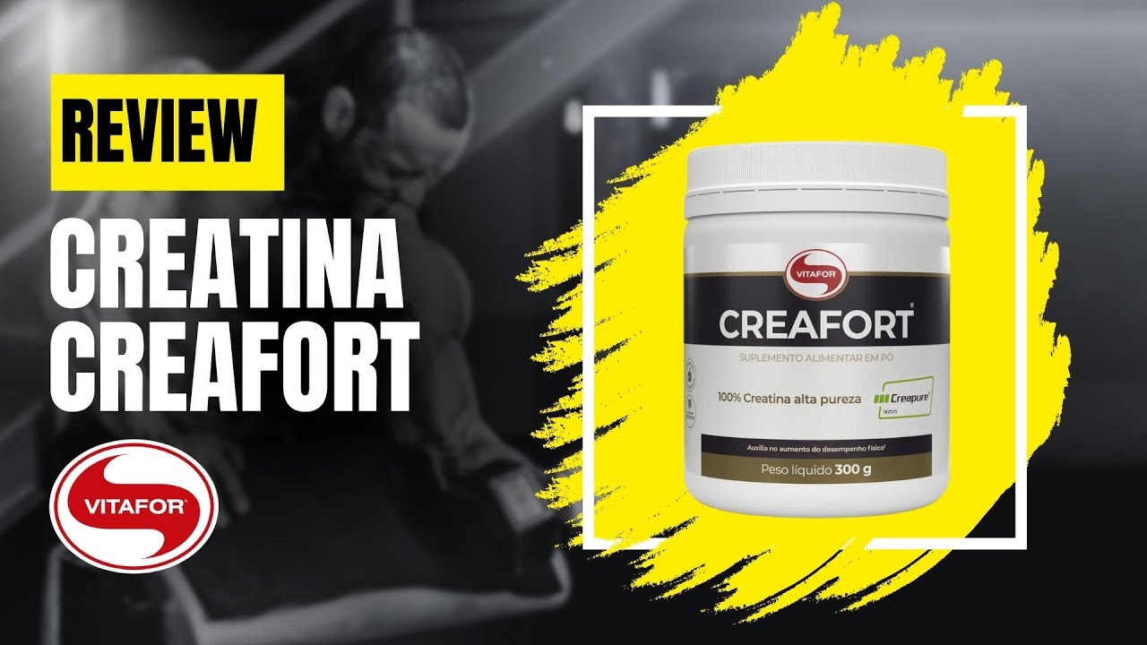 Miniatura da avaliação em vídeo de Creatina Vitafor Creapure 300g Monohidratada