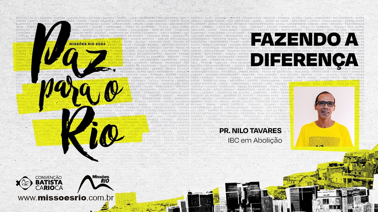 Fazendo a Diferença - Pr Nilo Tavares