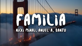 Nicki Minaj, Anuel AA, Bantu - Familia (Lyrics) (Spider-Man: Into the Spider-Verse)