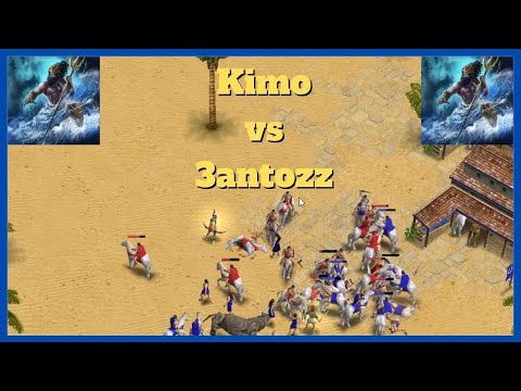 No Fast 2TC leads to CRAZY game | Kimo (Poseidon) vs 3antozz (Poseidon) #aom #ageofempires