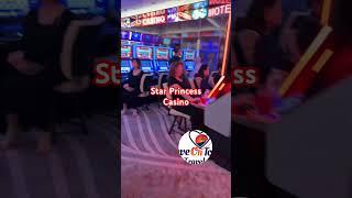 Review coming soon of the Star Princess, but here is peek into the casino tonight! #starprincess