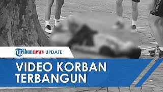 Video Detik-detik Korban Terbangun saat Tergeletak Wajah Penuh Luka seusai Ledakan di Monas