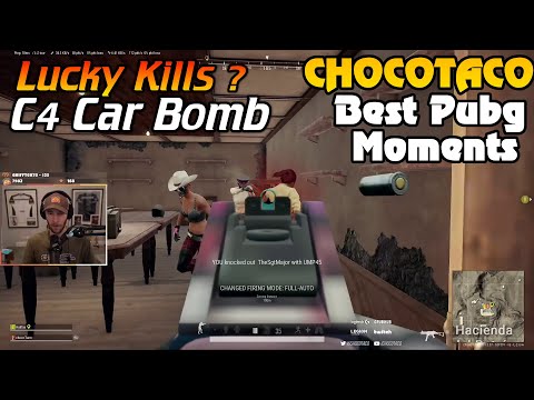LUCKY KILLS ? HALIFAX'S C4 CAR BOMB | CHOCOTACO BEST PUBG MOMENTS (10/12/20)