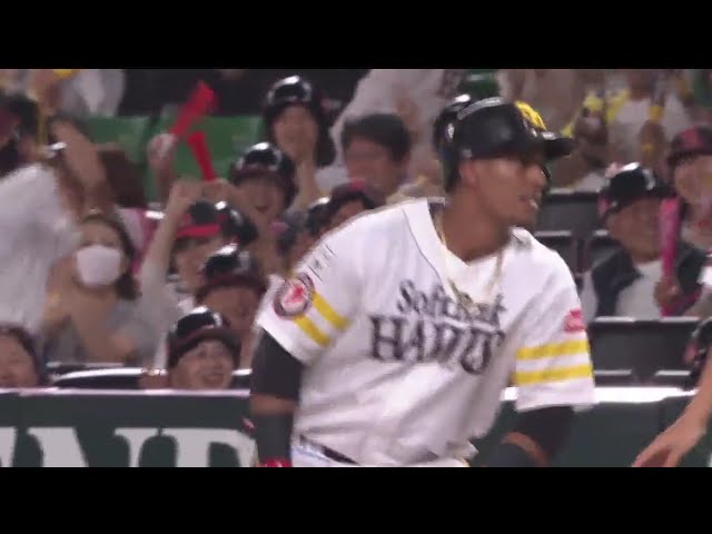 【8回裏】6打点の大活躍!! ホークス・グラシアル2点タイムリーヒットで終盤に逆転!!  2019/7/2 H-E