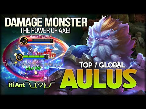 War Lion Damage Monster! Hi Ant ¯\_(ツ)_/¯ Top 1 Global Aulus - Mobile Legends: Bang Bang