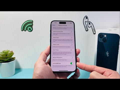 How to Turn Off iPhone Auto Brightness