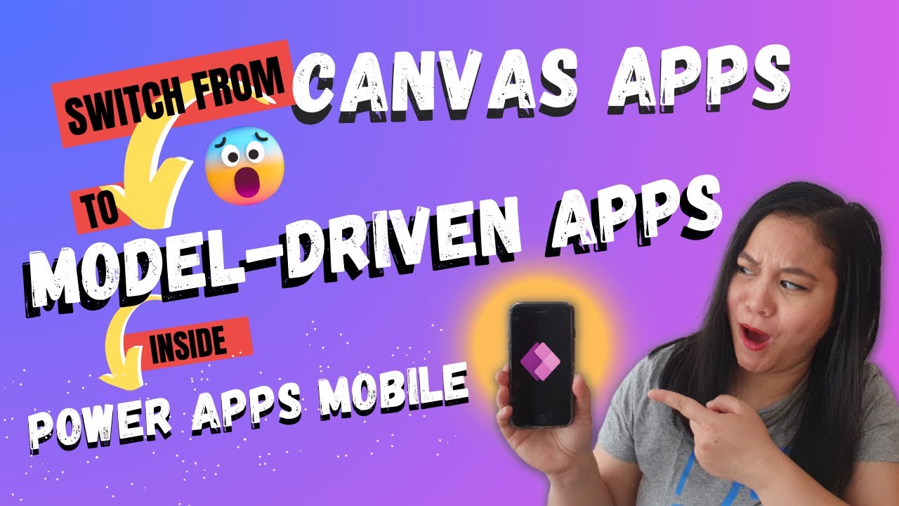 Open model driven app forms and views from canvas apps in Power Apps mobile