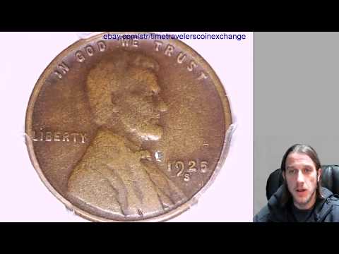 How much is my 1925 S  Lincoln Wheat Cent worth PCGS VF 20 80472560 Video