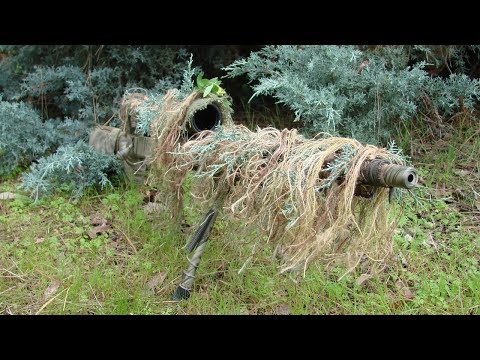 Камуфляж для снайперской винтовки