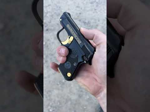 Shooting Cactus with Gold Pocket Pistol - Beretta 950bs EL Jetfire .25 acp #beretta #subscribe