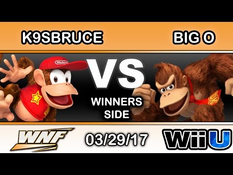WNF 1.7 - LH | K9sbruce (Diddy Kong) Vs. Big O (Donkey Kong) Winners Side - Smash Wii U