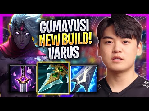 GUMAYUSI TRIES NEW VARUS BUILD! - T1 Gumayusi Plays Varus ADC vs Ezreal! | Season 2023