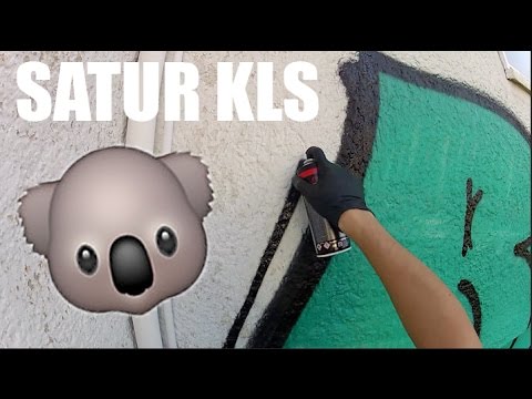 Abandoned House Graffiti - SATUR KLS - Raw footage