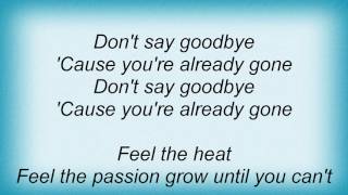 Saga - Don't Say Goodbye Lyrics