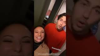 Nat Wolff and Allie DiMeco (Rosalina) REUNITED October 10, 2020