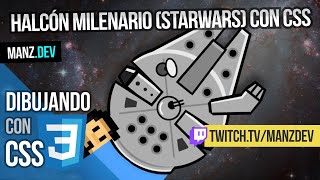 Halcón Milenario (StarWars) con CSS