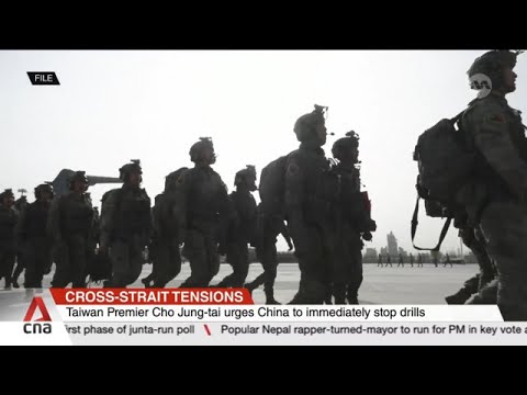 China stages live-fire drills around Taiwan