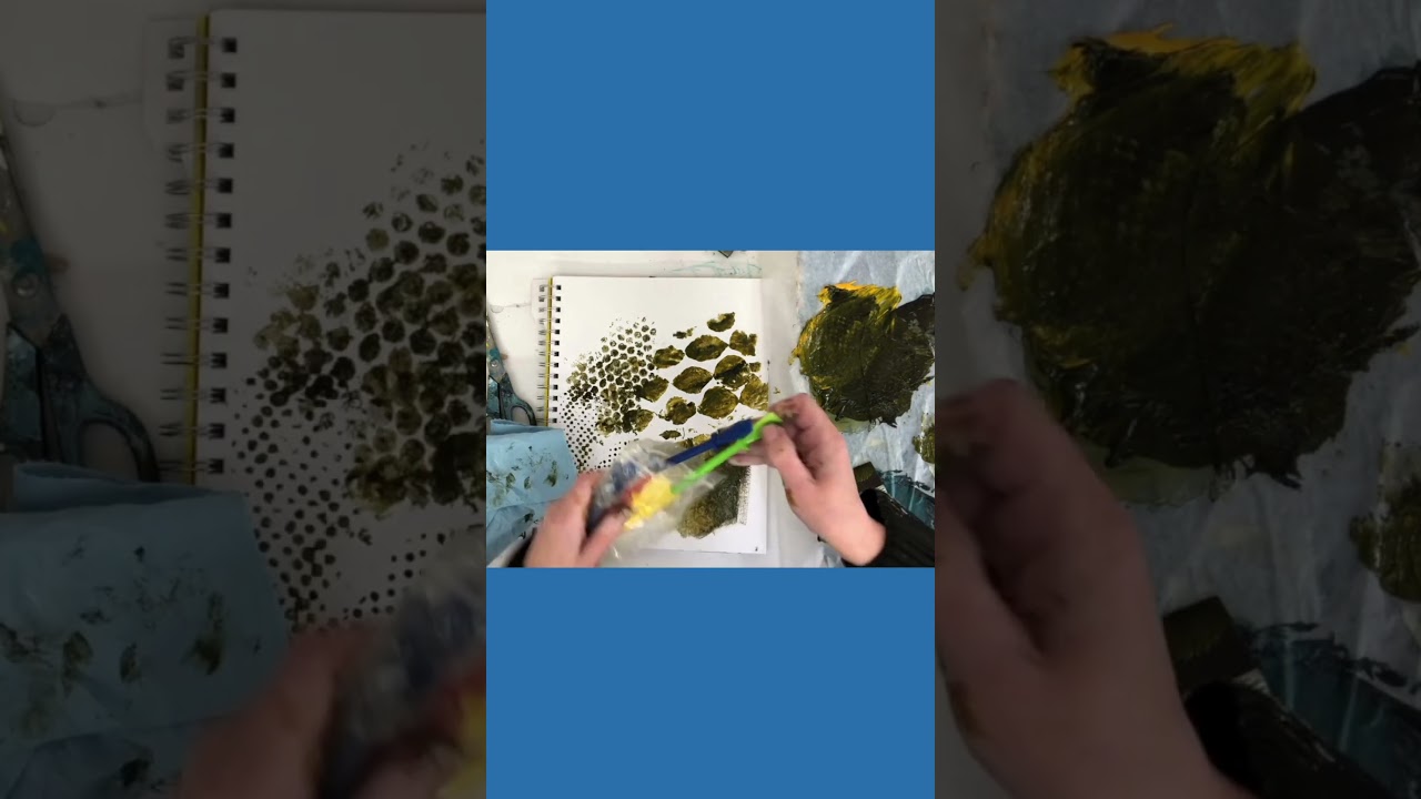 Abstract Painting: Let's experiment with some new tools